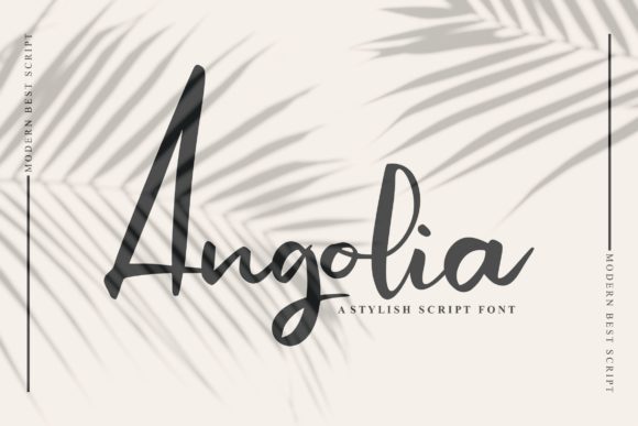 Angolia Script Font for a Polished and Memorable Brand