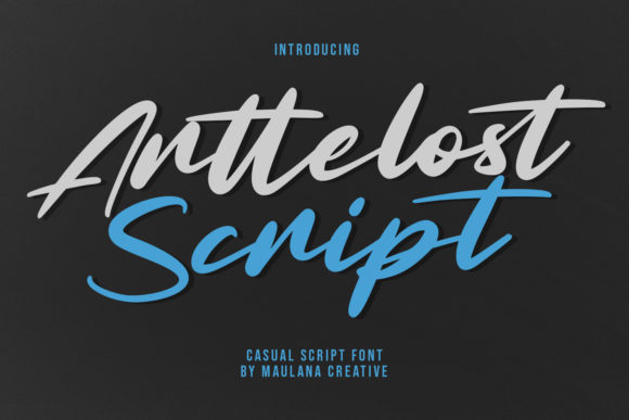 Arttelost Script: A Handwritten Font for Modern Publishing