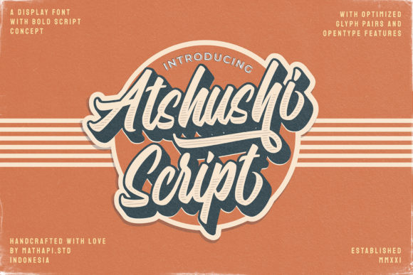 Atshushi Script: A Stylish Handwritten Font for Editorial Design