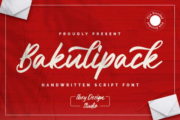 Bakulipack Script Font for Creative Designers