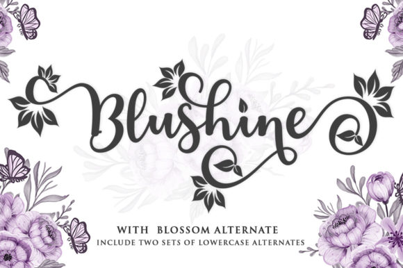 Blushine Script: A Handwritten Font for Makers and Designers