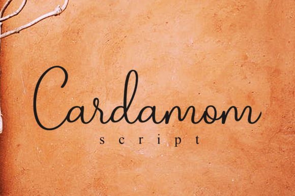 Cardamom Script: A Timeless Handwritten Font for Editorial Design