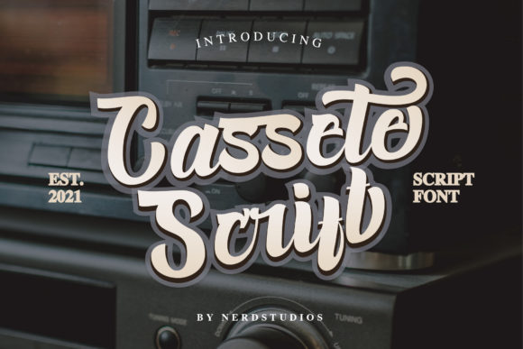 Cassete Script Font for a Polished Brand Look