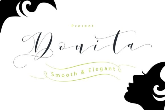 Donita Script Font for Small Business Branding