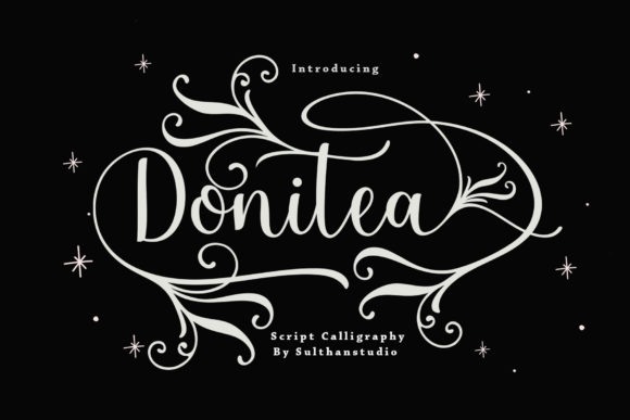 Donitea Script: A Handwritten Font That Elevates Branding