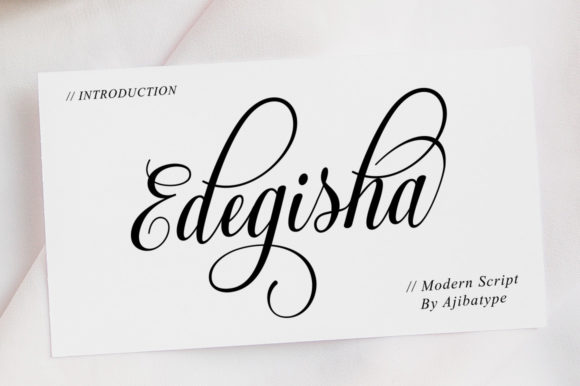 Edegisha Script: The Perfect Typeface for Modern Marketing