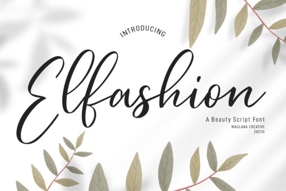 Elfashion Beauty Script Font for a Polished Brand Look