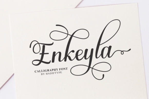 Enkeyla Script: The Enchanting Calligraphy Typeface for Modern Branding