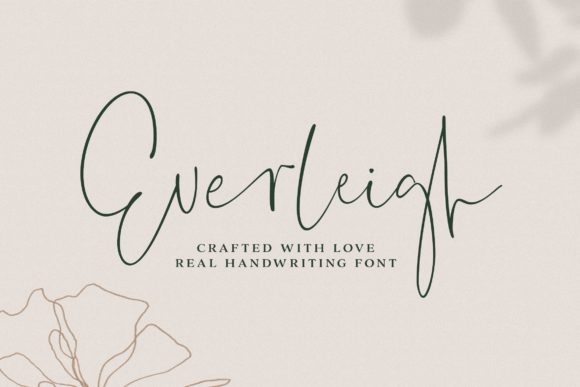 Everleigh Script: A Handwritten Typeface for Elegant Web Design