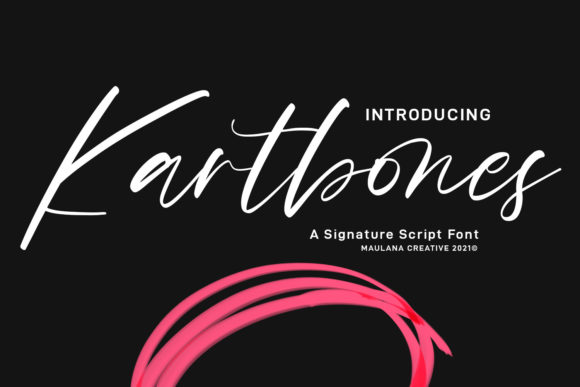 Kartbones Script: A Whimsical Addition to Your Font Collection