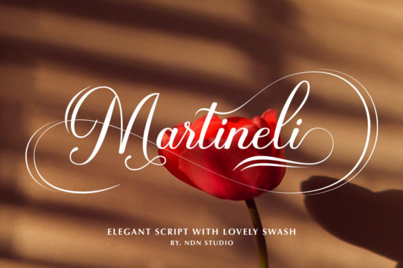 Martineli Script Font for Small Business Branding