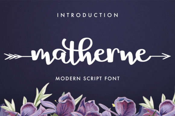 Matherne Script Font for Creative Branding and Business Materials