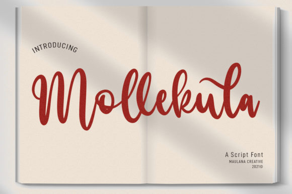 Mollekula Script: A Luxury Handwritten Typeface for Premium Branding