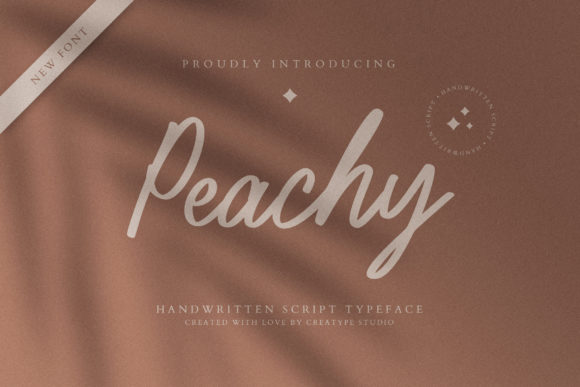Peachy Script: A Refined Typeface for Creative Makers