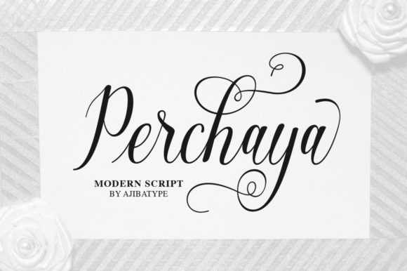 Perchaya Script: Elevating Digital Brand Identity with Handwritten Elegance