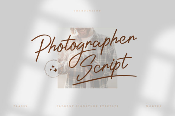 Photographer Script: The Exquisite Handwritten Font for Modern Digital Brands
