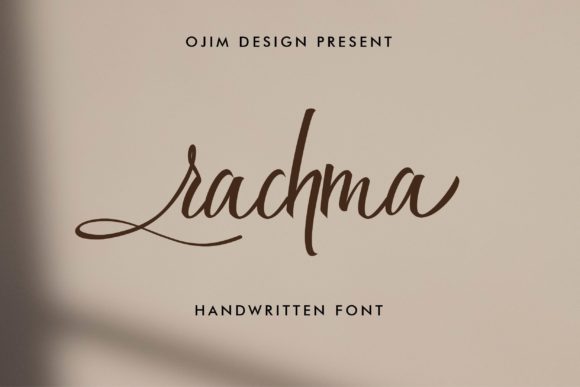 Rachma Script: A Lovely Script Font for Editorial Design