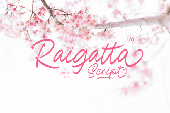 Raigatta Script: A Handwritten Typeface for Captivating Digital Content