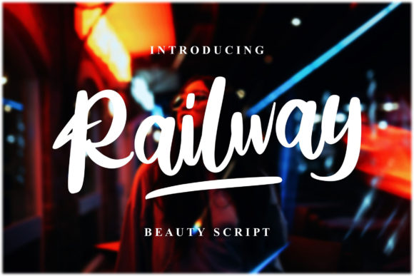 Railway Script Font: Elevating Editorial Design with Handwritten Elegance