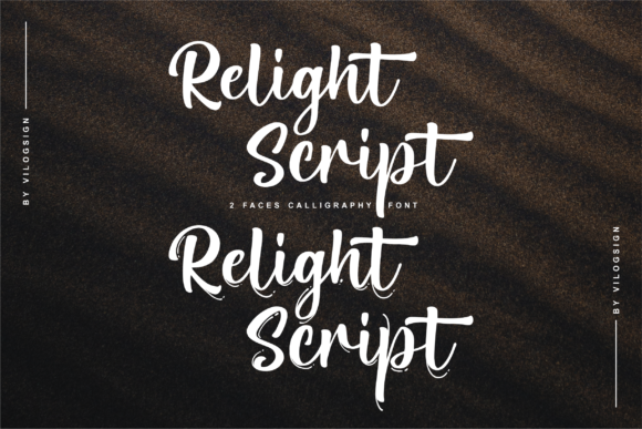Relight Script Font: A Whimsical Touch for Creative Makers