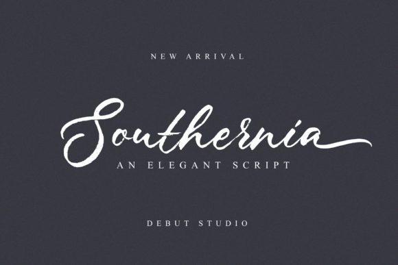 Southernia Script Font for Editorial Design and Branding