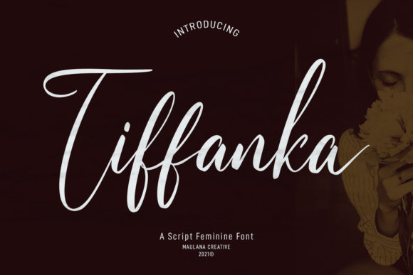 Tiffanka Script for Elegant Wedding Invitations and Handmade Branding